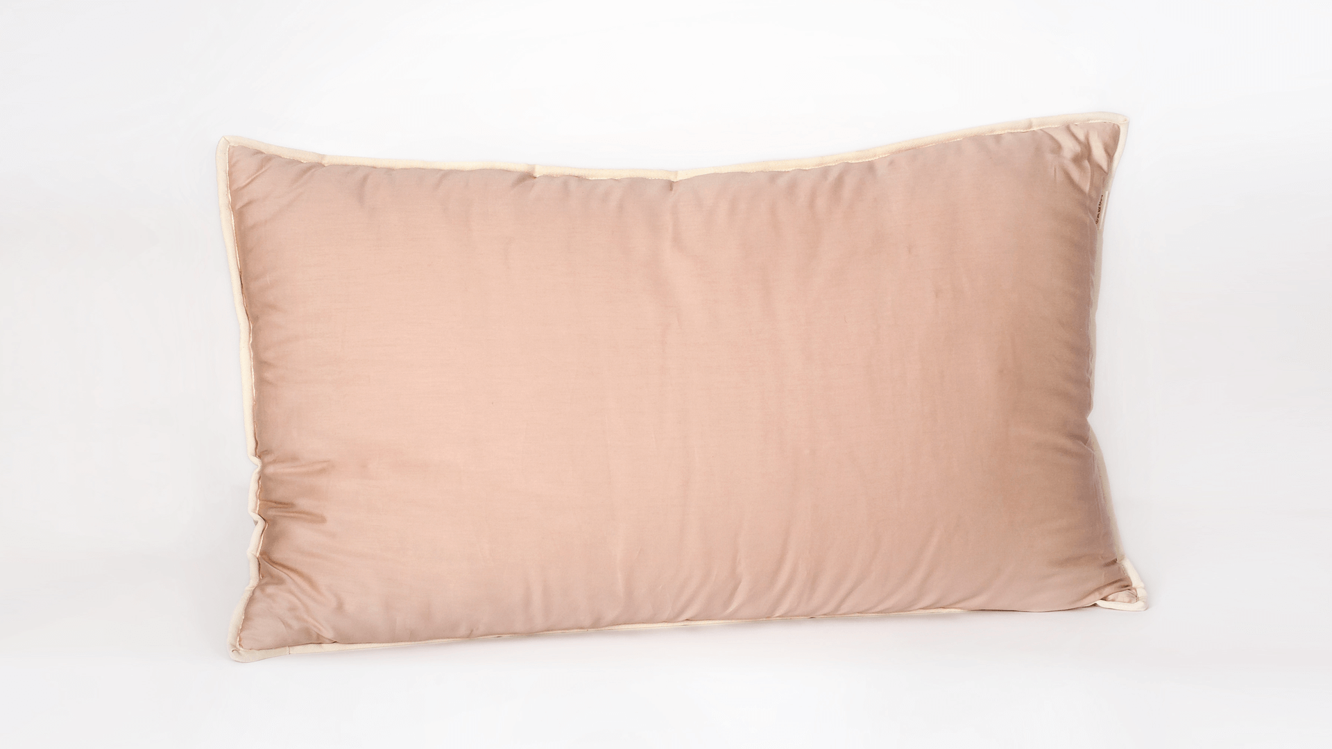 salmon pink sateen pillow2